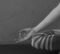 Mudra-Handhaltung