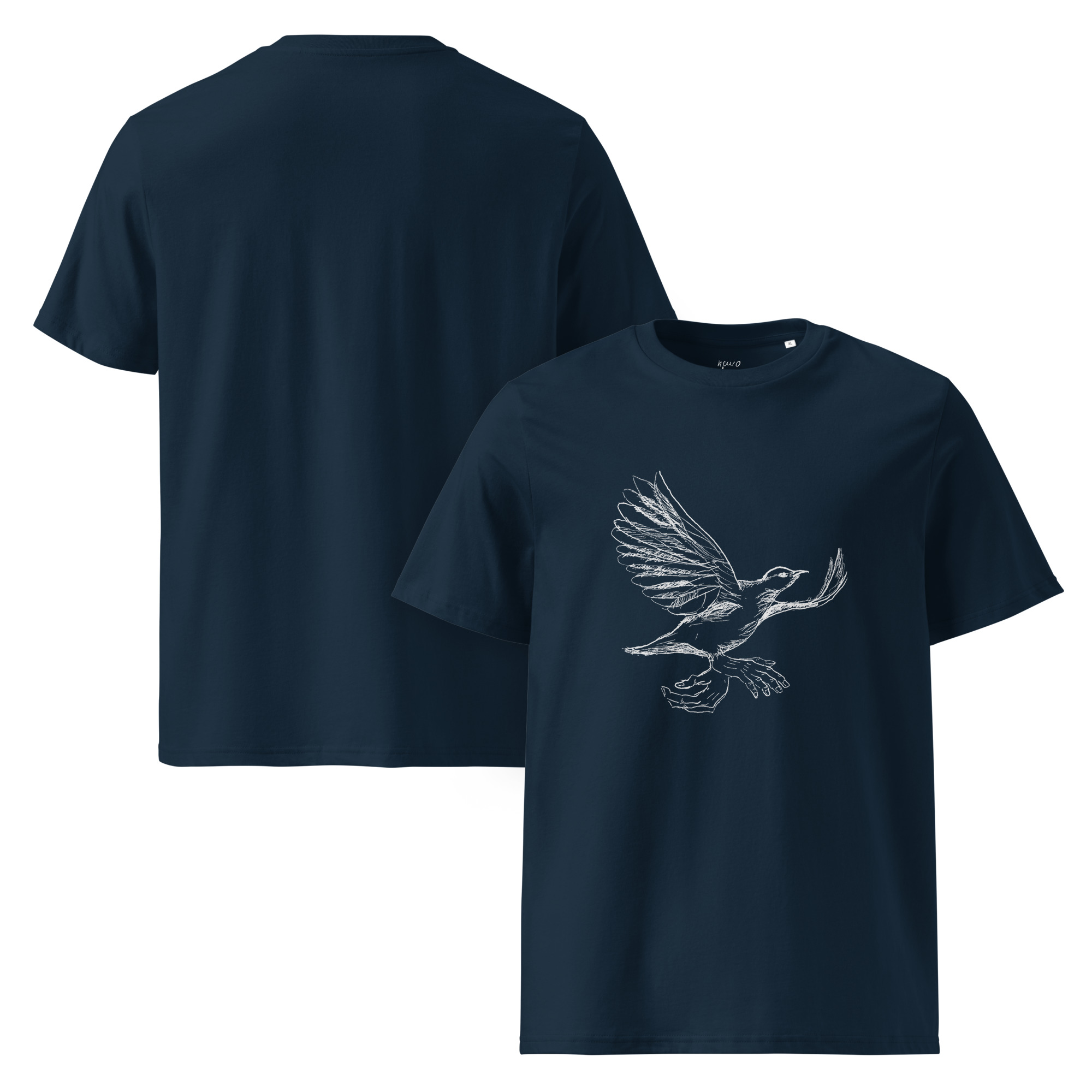 Komischer Vogel - T-Shirt aus Biobaumwolle – Bild 3