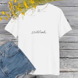 Zeitblind: ADHS T-Shirt aus Biobaumwolle