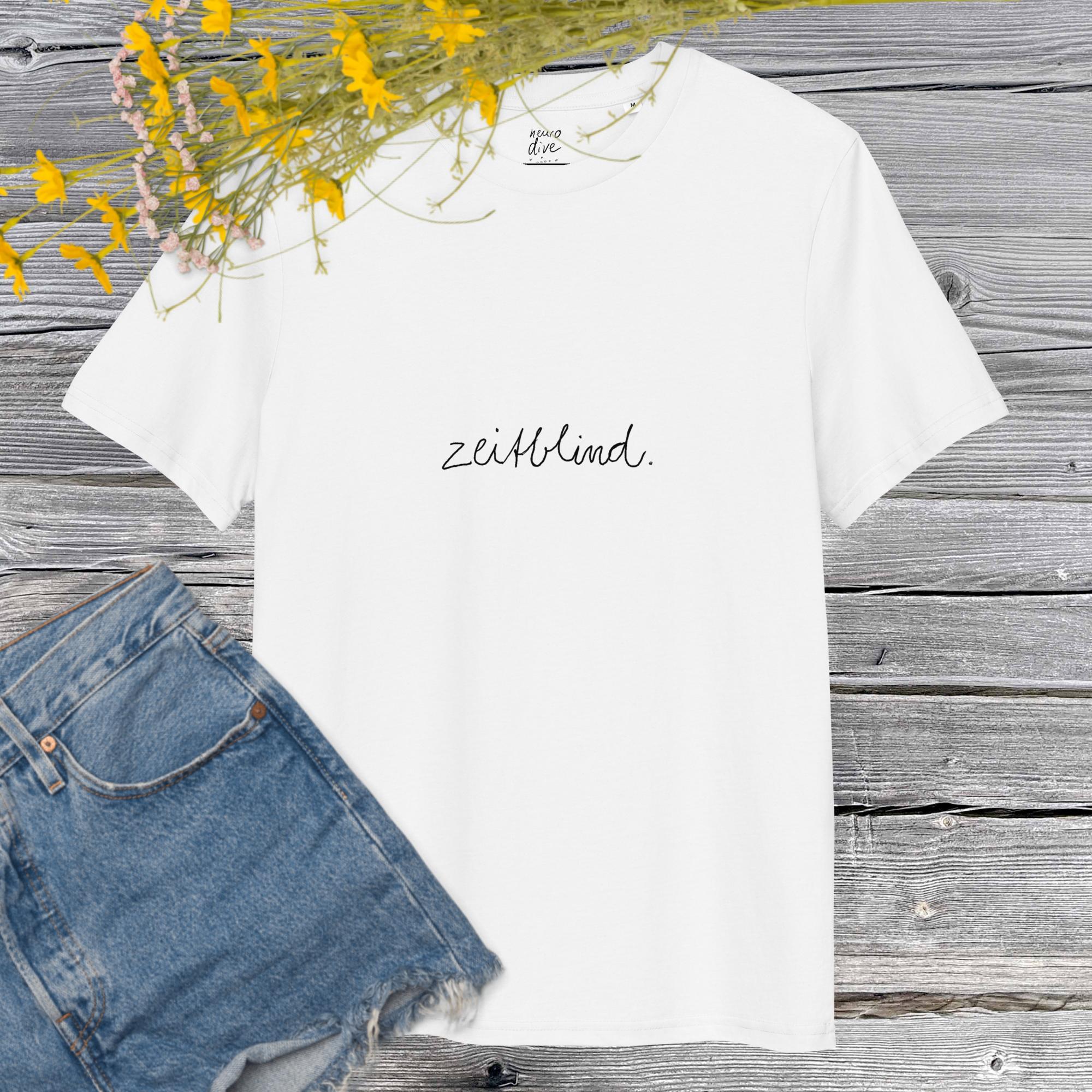 Zeitblind: ADHS T-Shirt aus Biobaumwolle